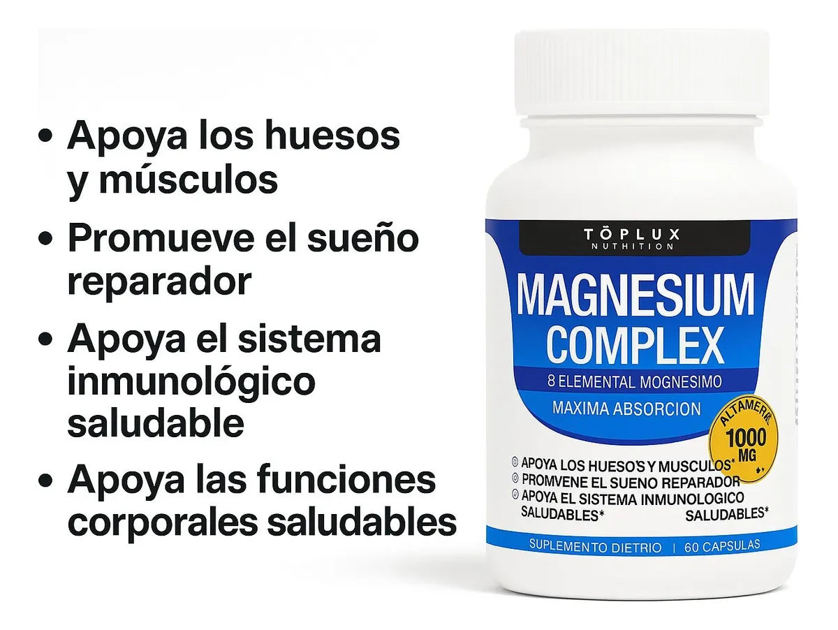 💥 OFERTA RELÁMPAGO | Magnesio 8 en 1 Bioforce + Envío Gratis